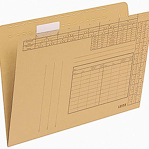 Leitz Einstellmappen 2435/2435-00-00 A4 natur 250g/qm Inh.100 von Leitz