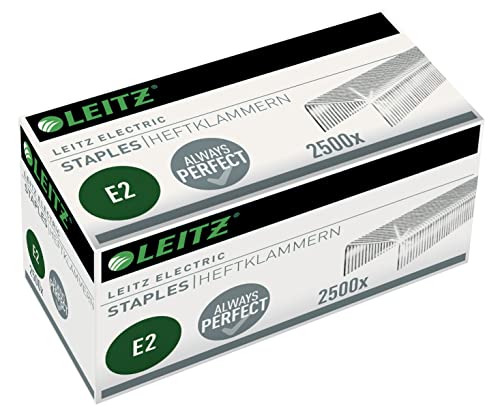 Leitz Electric Heftklammern E2, Verzinkt, Box mit 2500 Heftklammern, 55690000 Leitz Electric Heftklammern E2, Verzinkt, Box mit 2500 Heftklammern, 55690000 von Leitz