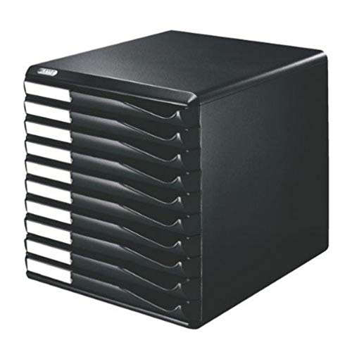 Leitz Formular-Set mit 10 Schubladen,Schubladenset zur Aufbewahrung von Dokumenten und Formularen, Schwarz, 52940095 Leitz Formular-Set mit 10 Schubladen,Schubladenset zur Aufbewahrung von Dokumenten und Formularen, Schwarz, 52940095 von Leitz
