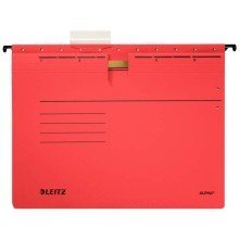 Leitz H„ngehefter ALPHA©, kfm. Heftung, Colorspankarton, 5 Stck, rot von Leitz