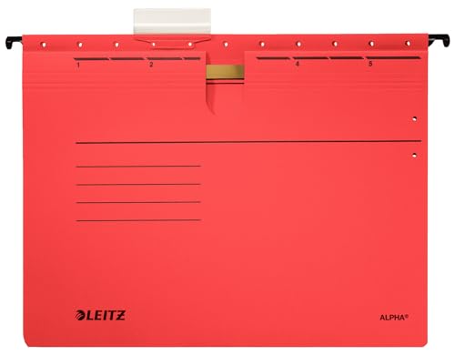 Leitz Hängehefter 1984-25 rot VE 5 von Leitz
