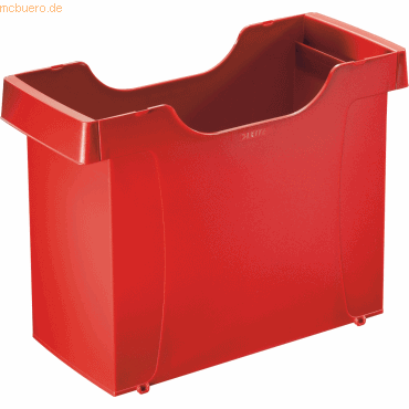 Leitz Hängemappenbox Uni-Box Plus rot (ohne Inhalt) von Leitz