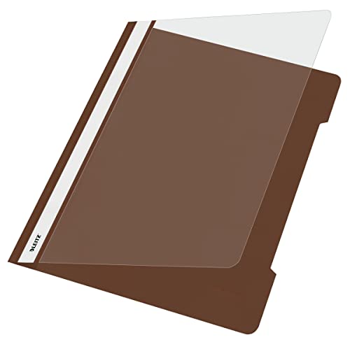 Leitz Hefter Standard, A4, langes Beschriftungsfeld, PVC, braun Leitz Hefter Standard, A4, langes Beschriftungsfeld, PVC, braun von Leitz
