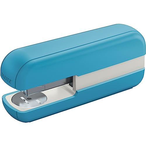 Leitz Cosy Tacker, Heftgerät für bis zu 30 Blatt, ideal für Home Office, Büro oder Schule, Direct Impact Technology, Hefter mit einfacher Befüllung, Cosy Design Serie, Blau, 55670061 Leitz Cosy Tacker, Heftgerät für bis zu 30 Blatt, ideal für Home Office, Büro oder Schule, Direct Impact Technology, Hefter mit einfacher Befüllung, Cosy Design Serie, Blau, 55670061 von Leitz