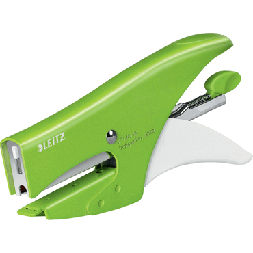 Leitz Heftzange WOW No.10 bis 15 Blatt grün von Leitz