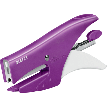 Leitz Heftzange WOW No.10 bis 15 Blatt violett von Leitz