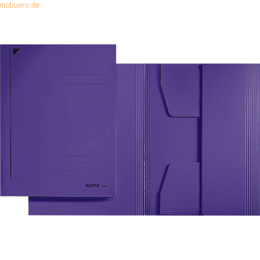 25 x Leitz Jurismappe A4 240x318mm violett von Leitz