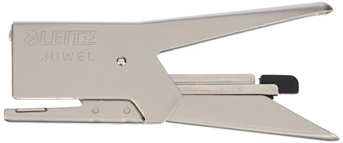 Leitz Juwel 2000 Heftzange, Für 12 Blatt, Ergonomisches Design aus Metall, Hinterlademechanik, Für Juwel Heftklammern 4 mm, Metall, 55570082 Leitz Juwel 2000 Heftzange, Für 12 Blatt, Ergonomisches Design aus Metall, Hinterlademechanik, Für Juwel Heftklammern 4 mm, Metall, 55570082 von Leitz