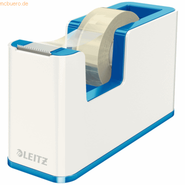 Leitz Klebebandabroller Wow Duo Colour 18mmx10m blau metallic von Leitz