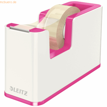 Leitz Klebebandabroller Wow Duo Colour 18mmx10m pink metallic von Leitz