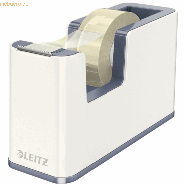 Leitz Klebebandabroller Wow Duo Colour 18mmx10m weiß von Leitz