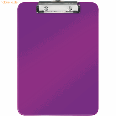 Leitz Klemmbrett Wow A4 Polystyrol violett von Leitz