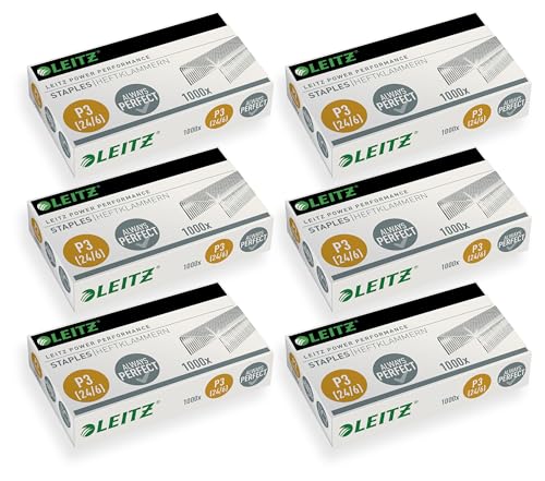 Leitz Leitz Heftklammern 24/6 mm, 6000 Stück, verzinkt, 55700000 24/6 Leitz Leitz Heftklammern 24/6 mm, 6000 Stück, verzinkt, 55700000 24/6 von Leitz