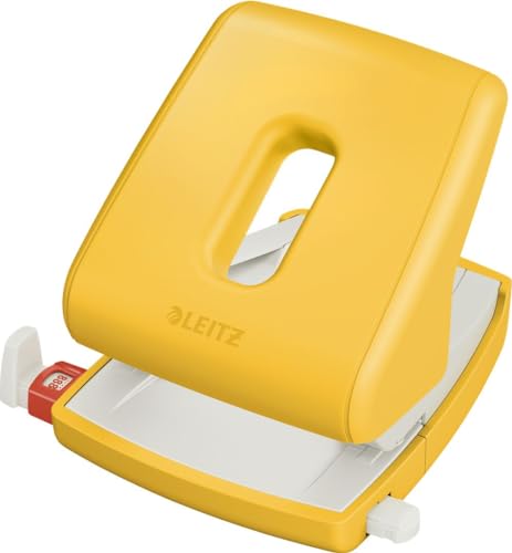 Leitz Locher, Für 30 Blatt, Anschlagschiene mit Formatangaben, Ergonomisches Design, Warmes gelb, Cosy-Serie, 50040019 Leitz Locher, Für 30 Blatt, Anschlagschiene mit Formatangaben, Ergonomisches Design, Warmes gelb, Cosy-Serie, 50040019 von Leitz