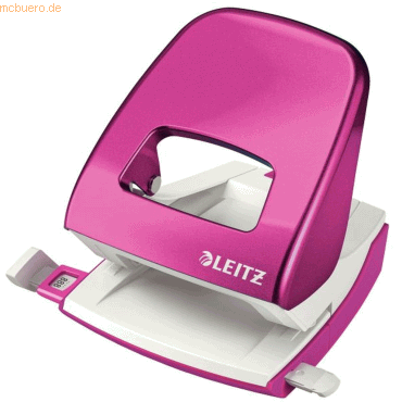 Leitz Locher 2,5mm mit Anschlagschiene pink metallic von Leitz