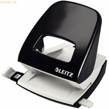 Leitz Locher 2,5mm mit Anschlagschiene schwarz in Blisterverpackung von Leitz