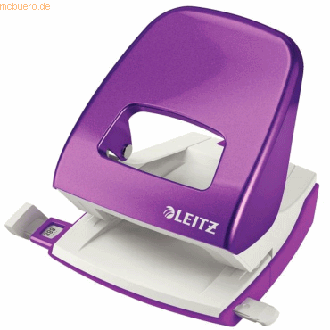 Leitz Locher 2,5mm mit Anschlagschiene violett von Leitz