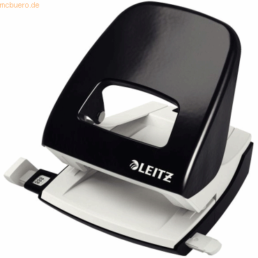 Leitz Locher 3,0mm mit Anschlagschiene schwarz von Leitz