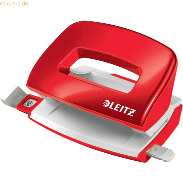 Leitz Locher Mini Nexxt Wow Metall 10 Blatt rot Leitz Locher Mini Nexxt Wow Metall 10 Blatt rot von Leitz