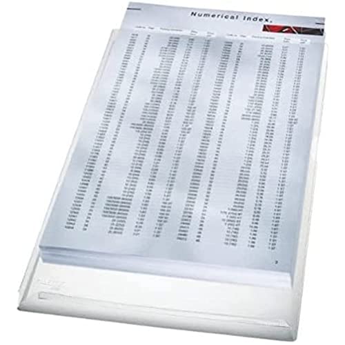 Leitz Maxi Sichthüllen-Set, 5 Stück, A4 Format, Ausdehnbar, Kapazität für 200 Blatt, 0,17 mm PVC-Weichfolie, 40563003 von Leitz