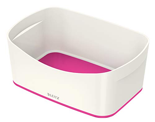 Leitz MyBox, Aufbewahrungsschale, Blickdicht, Weiß/Pink Metallic, Kunststoff, 52571023 Leitz MyBox, Aufbewahrungsschale, Blickdicht, Weiß/Pink Metallic, Kunststoff, 52571023 von Leitz