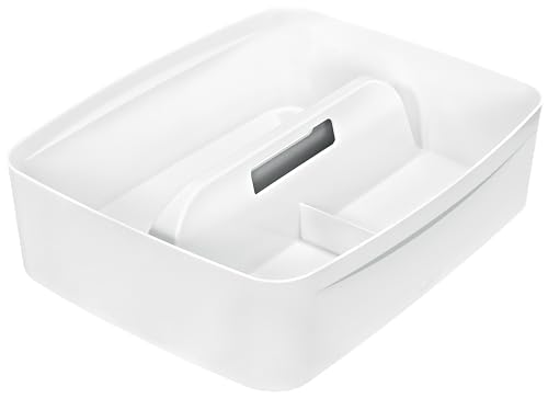 Leitz MyBox Organiser mit Griff, Groß, Wasserabweisend, BPA-frei und lebensmittelecht, weiß 53220001 Leitz MyBox Organiser mit Griff, Groß, Wasserabweisend, BPA-frei und lebensmittelecht, weiß 53220001 von Leitz