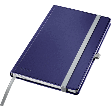 Leitz Notizbuch Style HC A5 kariert titan blau von Leitz