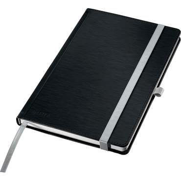 Leitz Notizbuch Style HC A5 liniert satin schwarz von Leitz