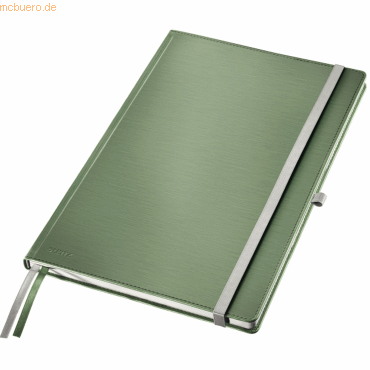 Leitz Notizbuch Style fester Einband A4 kariert 80 Blatt seladon grün von Leitz