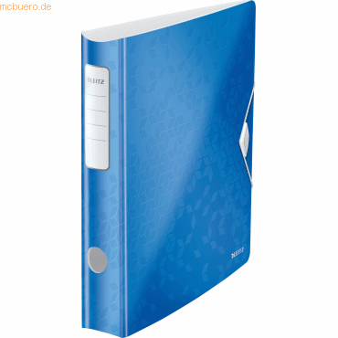 Leitz Ordner Active Wow 180 Grad 6cm blau metallic Leitz Ordner Active Wow 180 Grad 6cm blau metallic von Leitz