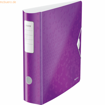 Leitz Ordner Active Wow 180 Grad 8cm violett von Leitz