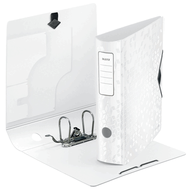 Leitz Ordner Active Wow A4 Polyfoam breit weiß von Leitz