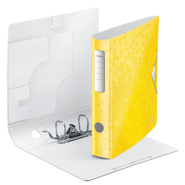 Leitz Ordner Active Wow A4 Polyfoam schmal gelb von Leitz
