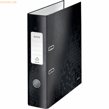 Leitz Ordner Wow A4 breit schwarz Leitz Ordner Wow A4 breit schwarz von Leitz