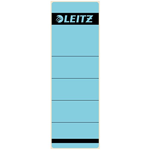 Leitz Ordneretiketten 1642, selbstklebend, für Standardordner, Blau, 50 Stück Leitz Ordneretiketten 1642, selbstklebend, für Standardordner, Blau, 50 Stück von Leitz