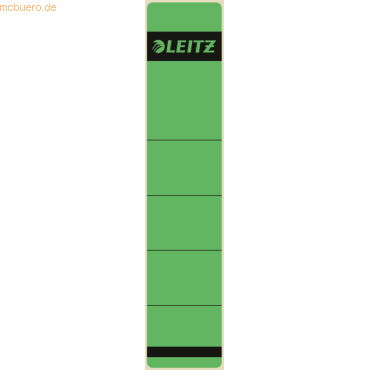 Leitz Ordnerrückenschilder 39x191mm grün VE=10 Stück von Leitz