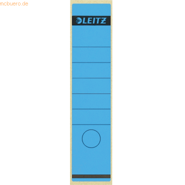 Leitz Ordnerrückenschilder 61x285mm selbstklebend blau VE=10 Stück Leitz Ordnerrückenschilder 61x285mm selbstklebend blau VE=10 Stück von Leitz