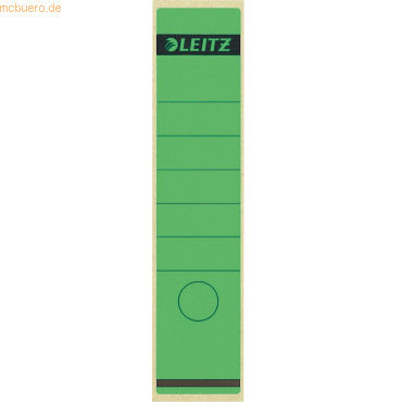 Leitz Ordnerrückenschilder 61x285mm selbstklebend grün VE=100 Stück Leitz Ordnerrückenschilder 61x285mm selbstklebend grün VE=100 Stück von Leitz