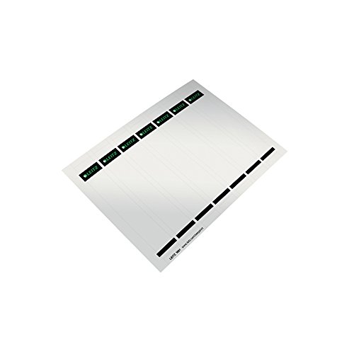 Leitz PC-beschriftbare Ordnerrücken Etiketten für Qualitäts-Ordner 180°, 175 Stück aus Karton, Kurzes und schmales Format, 31 x 190 mm, grau, 16810085 von Leitz