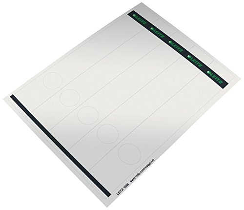 Leitz PC-beschriftbare Rückenschilder selbstklebend für Standard- und Hartpappe-Ordner, 125 Stück, Langes und schmales Format, 39 x 285 mm, Papier, grau, 16880085 Leitz PC-beschriftbare Rückenschilder selbstklebend für Standard- und Hartpappe-Ordner, 125 Stück, Langes und schmales Format, 39 x 285 mm, Papier, grau, 16880085 von Leitz