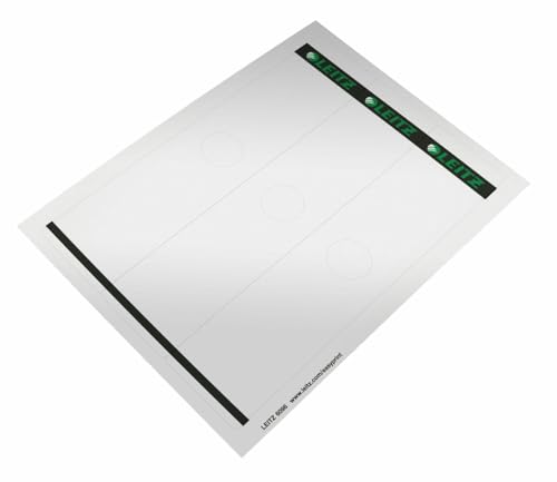 Leitz PC-beschriftbare Rückenschildr selbstklebend für Hängeordner, 75 Stück, Langes und breites Format, 61,5 x 279 mm, Papier, grau, 60980085 Leitz PC-beschriftbare Rückenschildr selbstklebend für Hängeordner, 75 Stück, Langes und breites Format, 61,5 x 279 mm, Papier, grau, 60980085 von Leitz