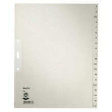 Leitz Papierregister A - Z - volle H he, A4, 30 cm hoch, berbreit, 100 g/qm, 20 Blatt, grau Leitz Papierregister A - Z - volle H he, A4, 30 cm hoch, berbreit, 100 g/qm, 20 Blatt, grau von Leitz