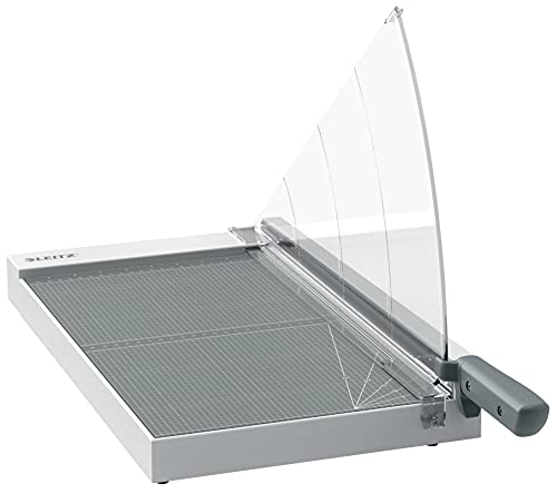 Leitz Precision Home Office Hebelschneider A3, bis zu 10 Blatt, Papierschneidemaschine mit 457 mm Schnittlänge, Präzisionsstahlklinge, Ausrichthilfe mit Kantenbeleuchtung, Klingenschutz, 90200000 Leitz Precision Home Office Hebelschneider A3, bis zu 10 Blatt, Papierschneidemaschine mit 457 mm Schnittlänge, Präzisionsstahlklinge, Ausrichthilfe mit Kantenbeleuchtung, Klingenschutz, 90200000 von Leitz