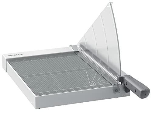 Leitz Precision Home Office Hebelschneider A4, bis zu 10 Blatt, Papierschneidemaschine mit 305 mm Schnittlänge, Präzisionsstahlklinge, Ausrichthilfe mit Kantenbeleuchtung, Klingenschutz, 90190000 Leitz Precision Home Office Hebelschneider A4, bis zu 10 Blatt, Papierschneidemaschine mit 305 mm Schnittlänge, Präzisionsstahlklinge, Ausrichthilfe mit Kantenbeleuchtung, Klingenschutz, 90190000 von Leitz