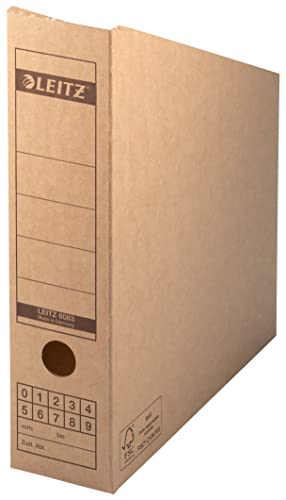 Leitz Premium Archiv Stehsammler, 80 mm Rückenbreite, Archivboxen ideal zur Ablage und Aufbewahrung von Zeitschriften und Mappen im A4- und US-Format, Zeitschriftensammler, 10 Stück, Braun, 60830000 Leitz Premium Archiv Stehsammler, 80 mm Rückenbreite, Archivboxen ideal zur Ablage und Aufbewahrung von Zeitschriften und Mappen im A4- und US-Format, Zeitschriftensammler, 10 Stück, Braun, 60830000 von Leitz