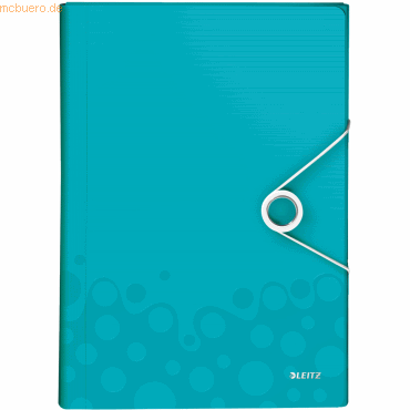 Leitz Projektmappe Wow A4 PP 6 Fächer eisblau Leitz Projektmappe Wow A4 PP 6 Fächer eisblau von Leitz