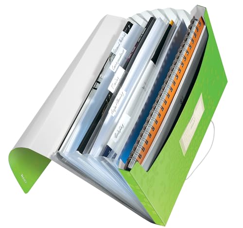 Leitz Projektmappe für bis zu 250 Blatt, A4, Gummizugverschluss, Kunststoff, Grün, WOW, 45890054 Leitz Projektmappe für bis zu 250 Blatt, A4, Gummizugverschluss, Kunststoff, Grün, WOW, 45890054 von Leitz