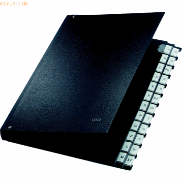 Leitz Pultordner A-Z PP schwarz Leitz Pultordner A-Z PP schwarz von Leitz