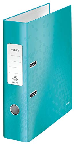 Leitz Qualitäts-Ordner 180°, A4, 8 cm Rückenbreite, laminierte Graupappe, Eisblau, WOW Serie, Design kann variieren, 10054051 Leitz Qualitäts-Ordner 180°, A4, 8 cm Rückenbreite, laminierte Graupappe, Eisblau, WOW Serie, Design kann variieren, 10054051 von Leitz