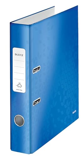Leitz Qualitäts-Ordner 180°, A4, schmal, 5,2 cm Rückenbreite, laminierte Graupappe, Blau, WOW Serie, 10060036 Leitz Qualitäts-Ordner 180°, A4, schmal, 5,2 cm Rückenbreite, laminierte Graupappe, Blau, WOW Serie, 10060036 von Leitz